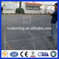 Tejido galvanizado Gabion Caja con piedra